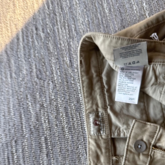 AG Caden tailored trousers tan size 29R NWT - Picture 4 of 4